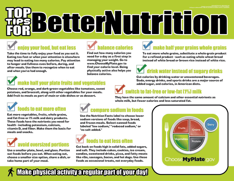 Better Nutrition Curriculum Kit - Choose My Plate Poster